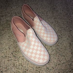 Checkered Pink Vans